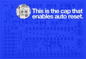 This is the cap that allows auto reset